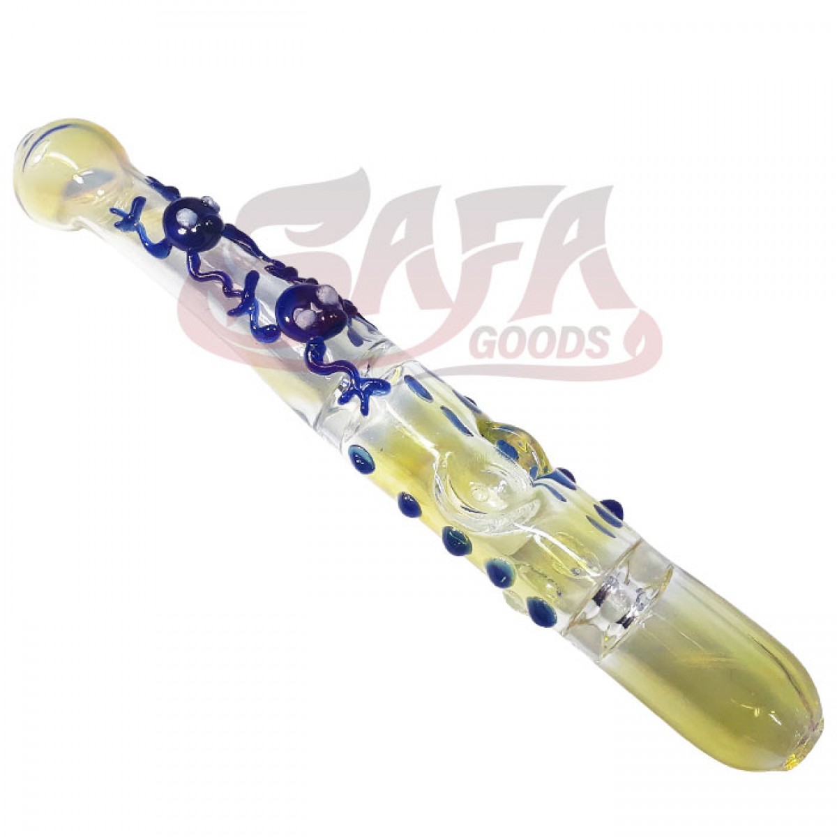 8 Inch Glass Hand Pipes - Steam Roller - Creature